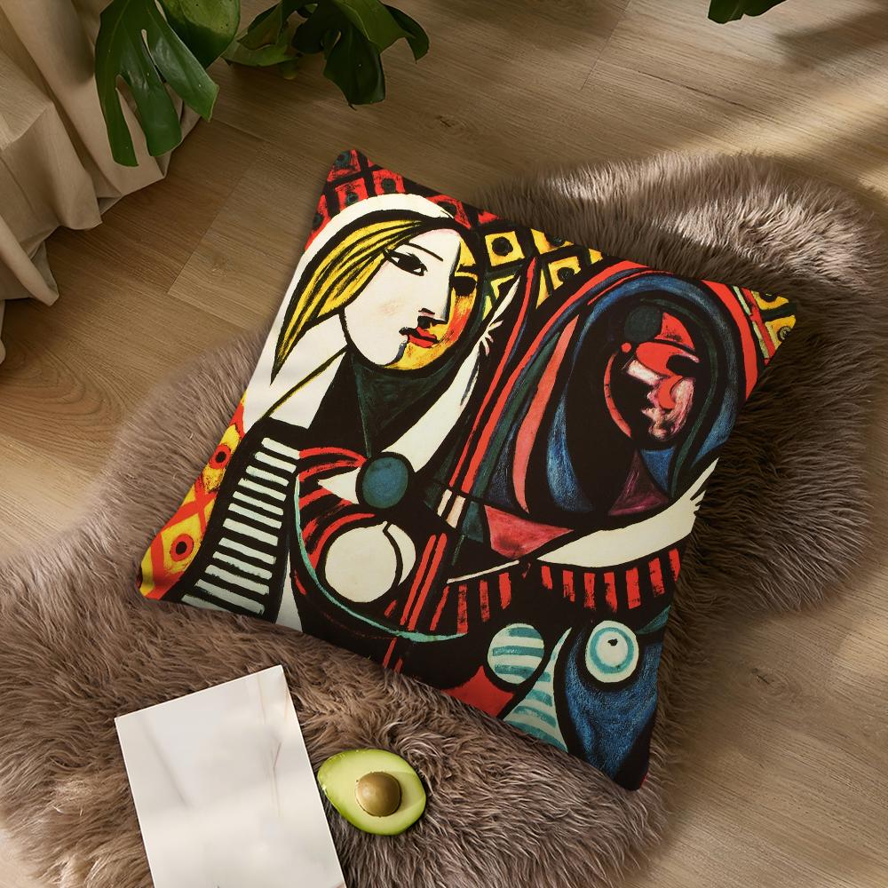 Art Pablo Picasso Cubism Abstract For Bedroom Car Coffee Shop Room Soft And Living Room Sofa Decorative Pillow Cover Case