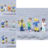 Hochwertige Sam Actionfigur Spielzeug 12er Set Feuerwehr Spielset PVC Puppen für Kinder