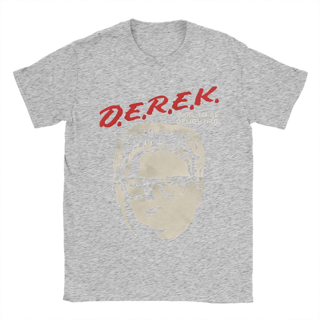Dare to Be Delightful Derek TShirt Unisex Women Vintage 100 Cotton Tee Shirt Round Collar Short Sleeve T Shirt Graphic Tops