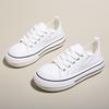 Spring and autumn new canvas shoes female students women's shoes low-top lace-up fashion casual board shoes ins trend white shoes