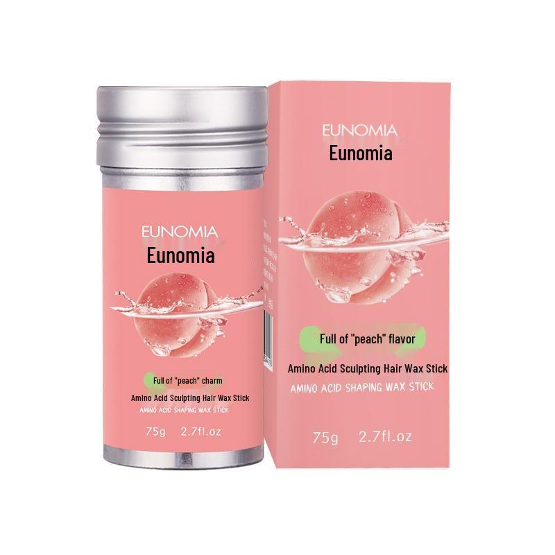 Peach Hair Styling Stick: Cream Wax for Matte Finish & Flyaway Control Standard Size