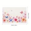 4pcs Romantic Butterfly Floral Placemats – Washable Table Mats, Ideal for Dining, Weddings & Home Decor, Perfect Gift