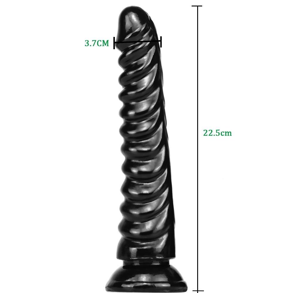 Realistic Soft Dildo Fake Penis Black Adult Sex Toys