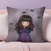 Cartoon S-Santoro Gorjuss Pillow Case Ultra Soft Skin Friendly Fabric Cloud Like Comfort & Concealed Zipper