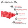 Bestauty 12Pcs Sectioning Clips Plastic Hair Clamp Grips Hairdressing Styling Salon Tool