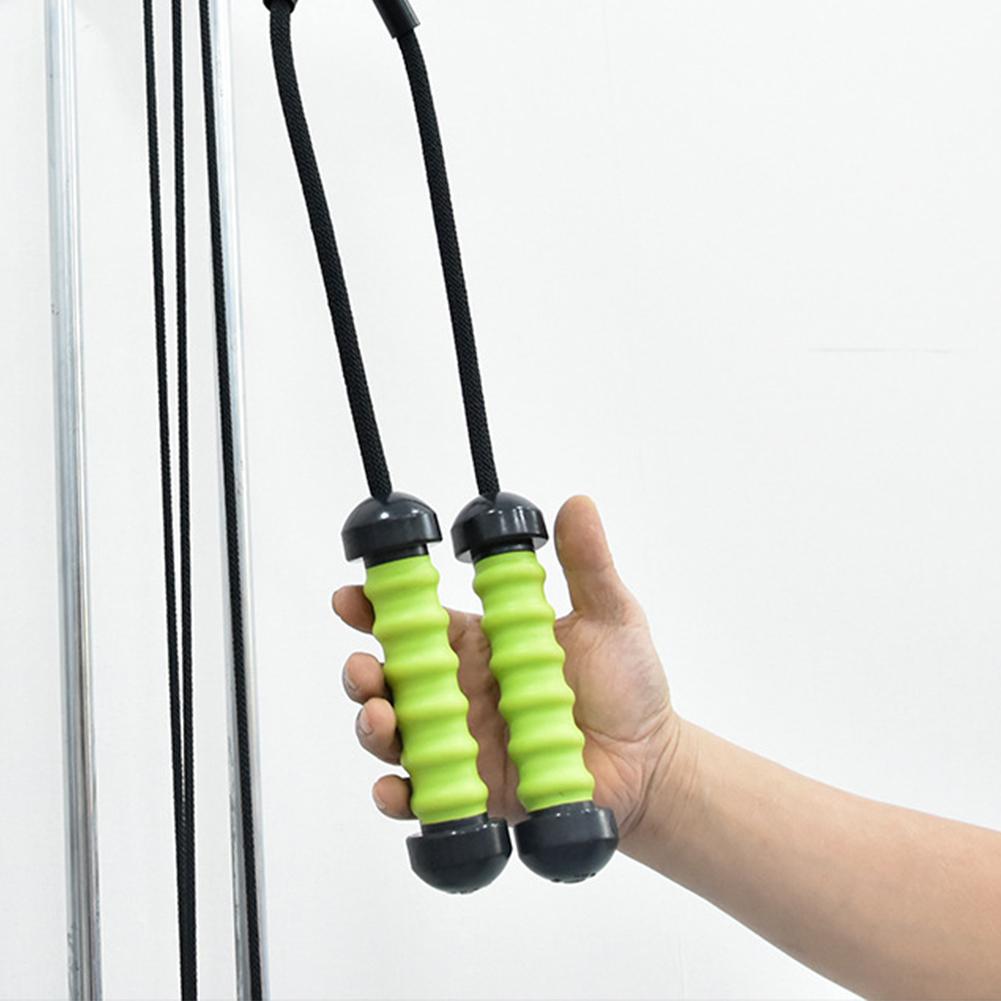 Trizepsseil mit Griffen Trizeps-Pull-Down-Aufsatz Rutschfeste LAT-Pull-Down-Stange Trizepsseil Kabelaufsatz Fitnessstudio-Zubehör