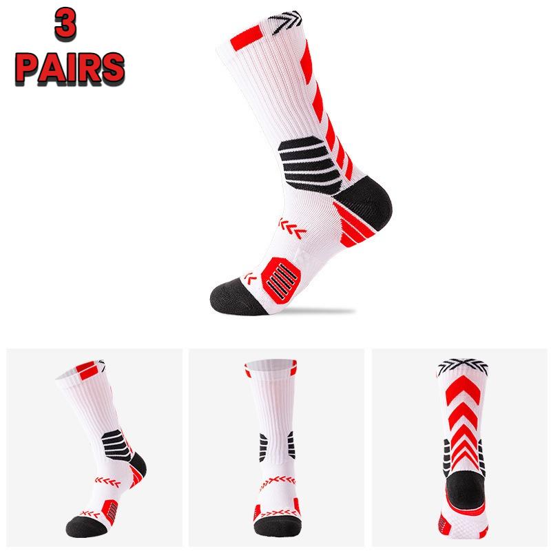 3 Paar Outdoor-Sportsocken für Damen und Herren, geeignet für Fitness, Wandern, Basketball, Fußball, Radfahren und Laufen