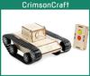 Educational Wooden Diy Remote Control Tank Kit For Kids 4-14 Years Old