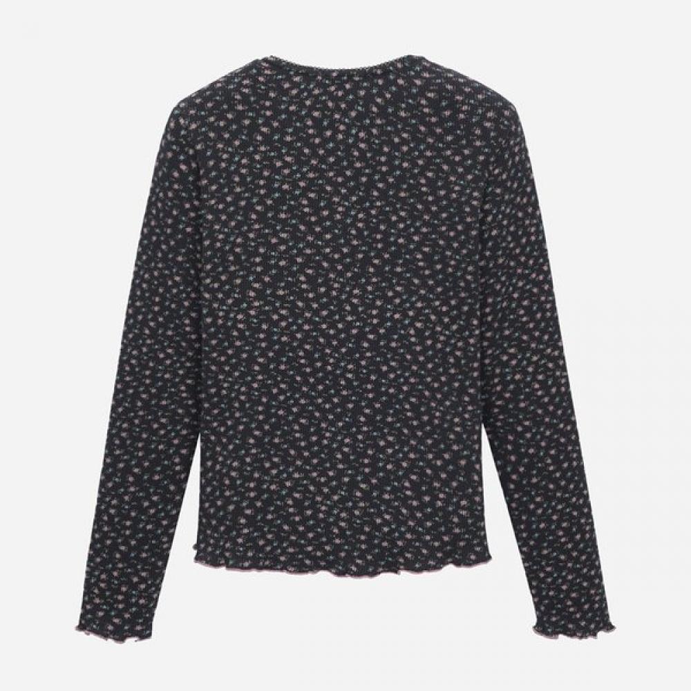 Thursday Island Flower Henry Neck T shirT T262mTs140w