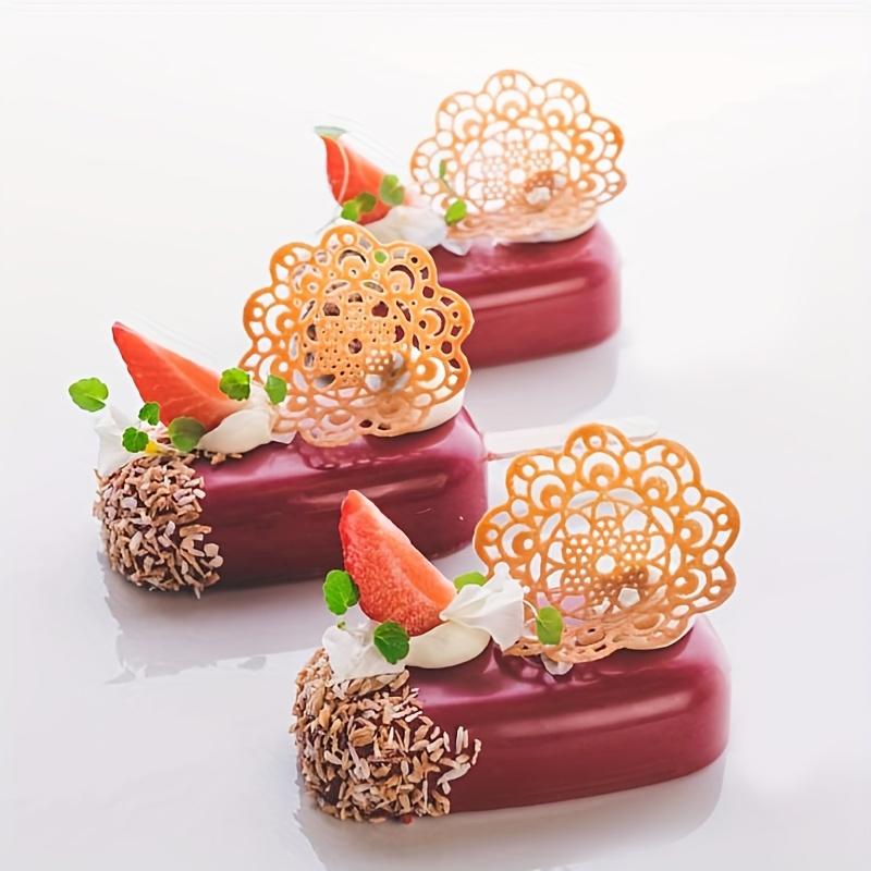 1pc Silicone Lace Mat Set for Cake Decorating, Sugarcraft, Chocolate & Fondant Molds - DIY Baking Tool
