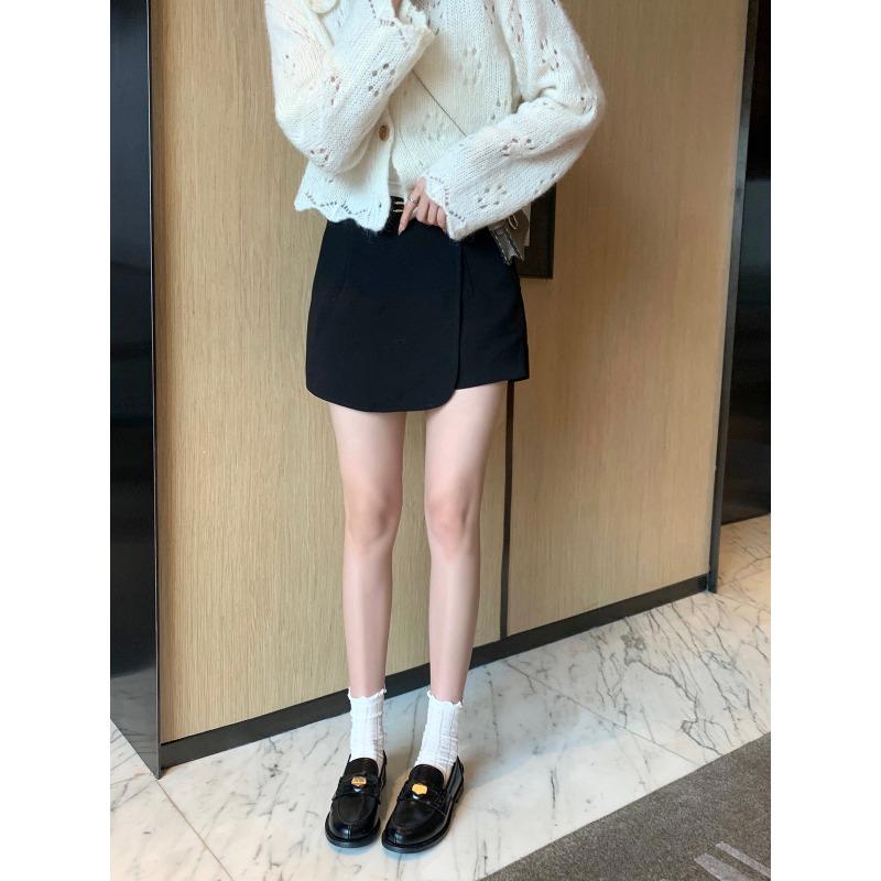 Leather Gold Buckle Single Shoes Thick Heel Thick Sole Small Leather Shoes Women's Spring and Autumn