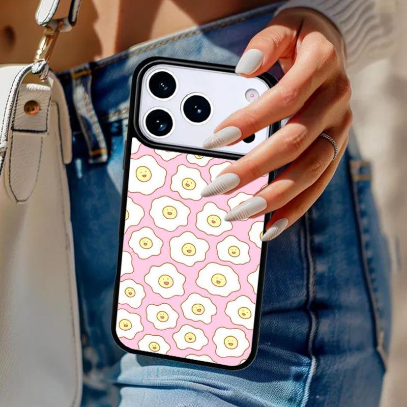 Minimalistic Pastel Egg Phone Case For iPhone 17 Air 14 15 13 12 Max Cover For Apple 16e 11 Pro Max Plus Coque