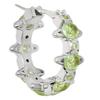 Vivienne Westwood Exquisite Sphere Design Brass Earrings Women earrings Silver Lime-Green 6203007T-02P724
