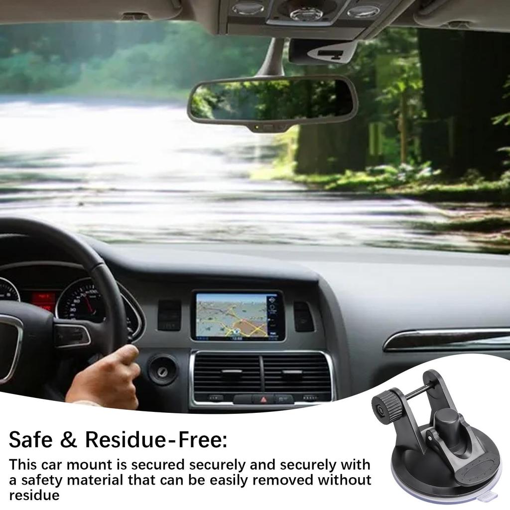 Gxcbgher Camera Car Mount | Universal Suction Cup Camera Mount,Multi-Use Camera Suction Cup Mount,Dash