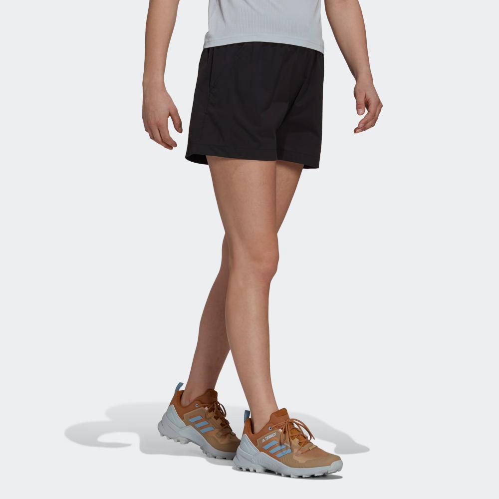Adidas W Badge Shorts Comfortable Versatile Casual Shorts Women Shorts Black GN7534