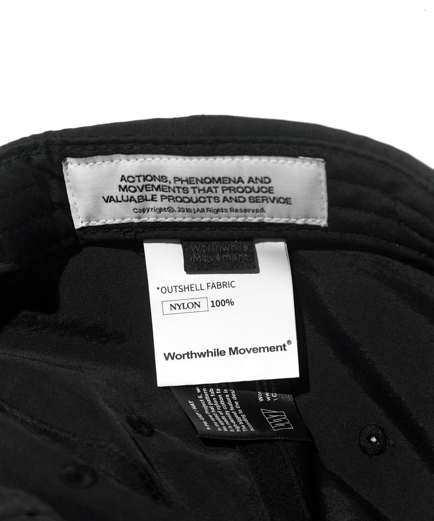 WORTHWHILE MOVEMENT Leisure Cap (Black)