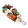 Parrot Corn Cob Toy Boredom Relief Colorful Parrot Chewing Toy Bird Nest Hanging Toys for Rabbit