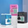 Mini ATM Piggy Bank with Password, Auto-Roll Money Saving Box, Electronic Coin Cash ATM Machine, Birthday Gift for Boys Girls