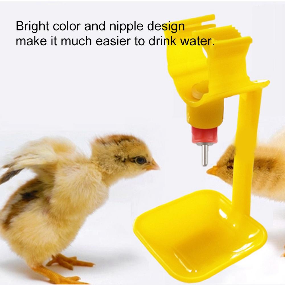 50 PCS Chicken Nipple Feeder Water Drinker Duck Hen Poultry for 3 4  PVC