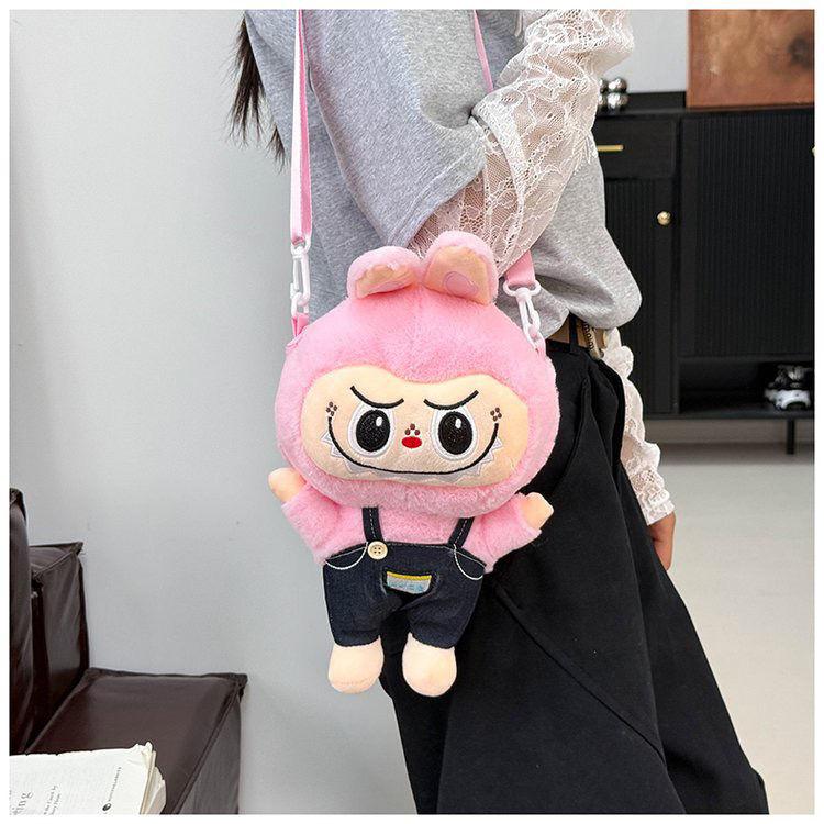 New Cartoon Doll Phone Bag Labu Trendy Bag Travel Shoulder Bag High Beauty Internet Celebrity Shoulder Bag