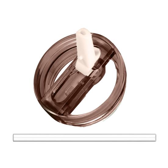 Flip Straw Lid for 40 Oz Tumbler Leak Proof Replacement BPA-Free Reusable Cup Lid for Water Juice Milk Tea