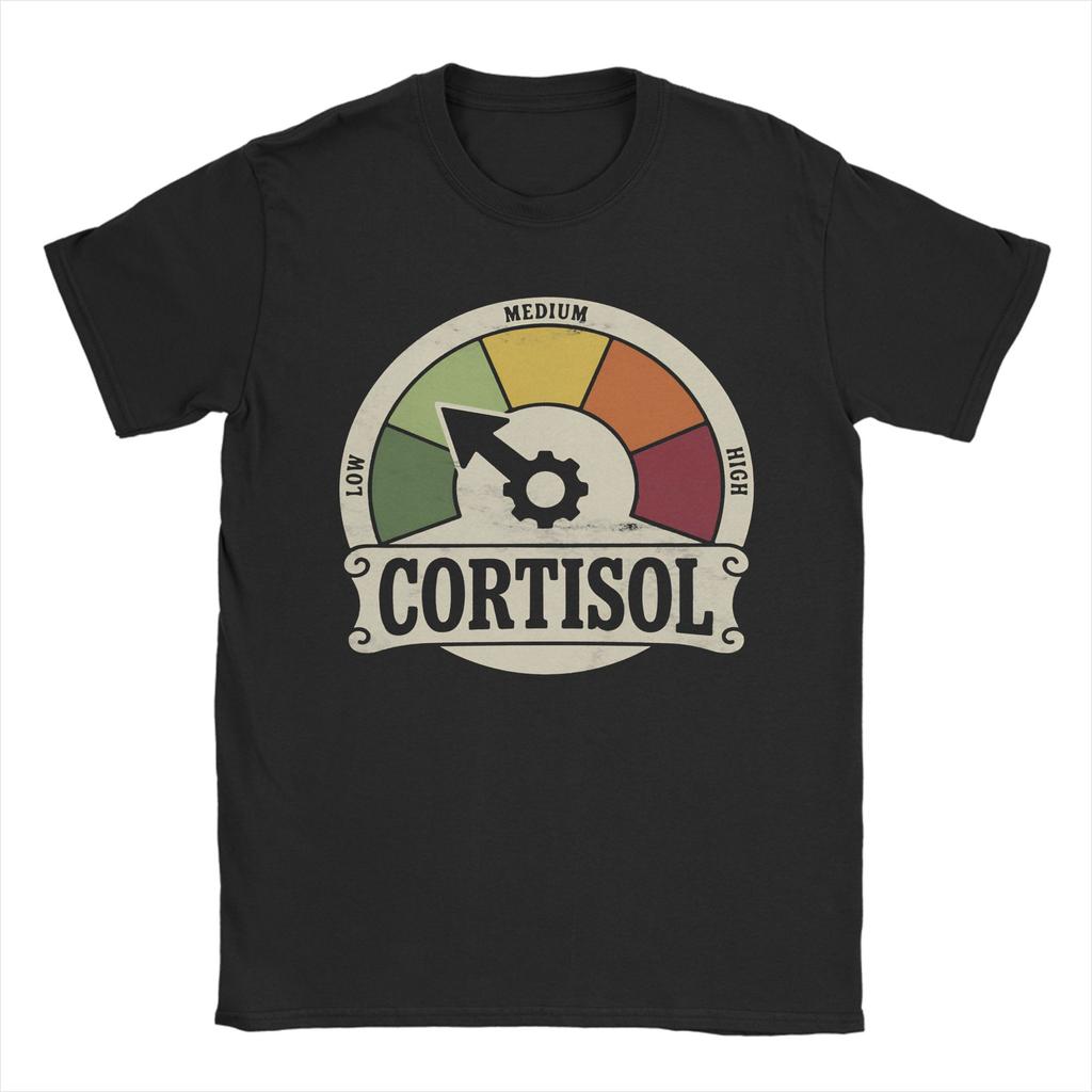 Mens Womens Low Cortisol Levels V T Shirt Cotton Printed Tee Shirts  Clothing Outfits