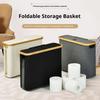 1Pc Bamboo Toilet Paper Holder With Lid - Self-Contained Bathroom Organizer With Handle, Enclosed Tissue Storage Box