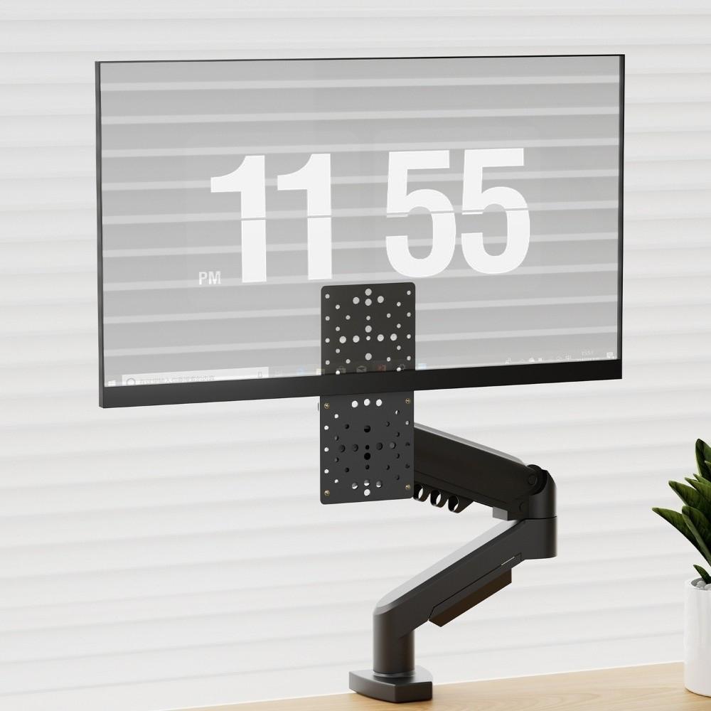 Metal Computer Display Rack Adjustable Hanging Bracket Height Increasing Plate For 13-27 Inches