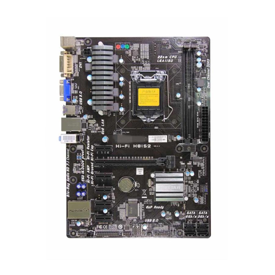 Used H81S2 6GPU 6PCI-E ATX Desktop Motherboard