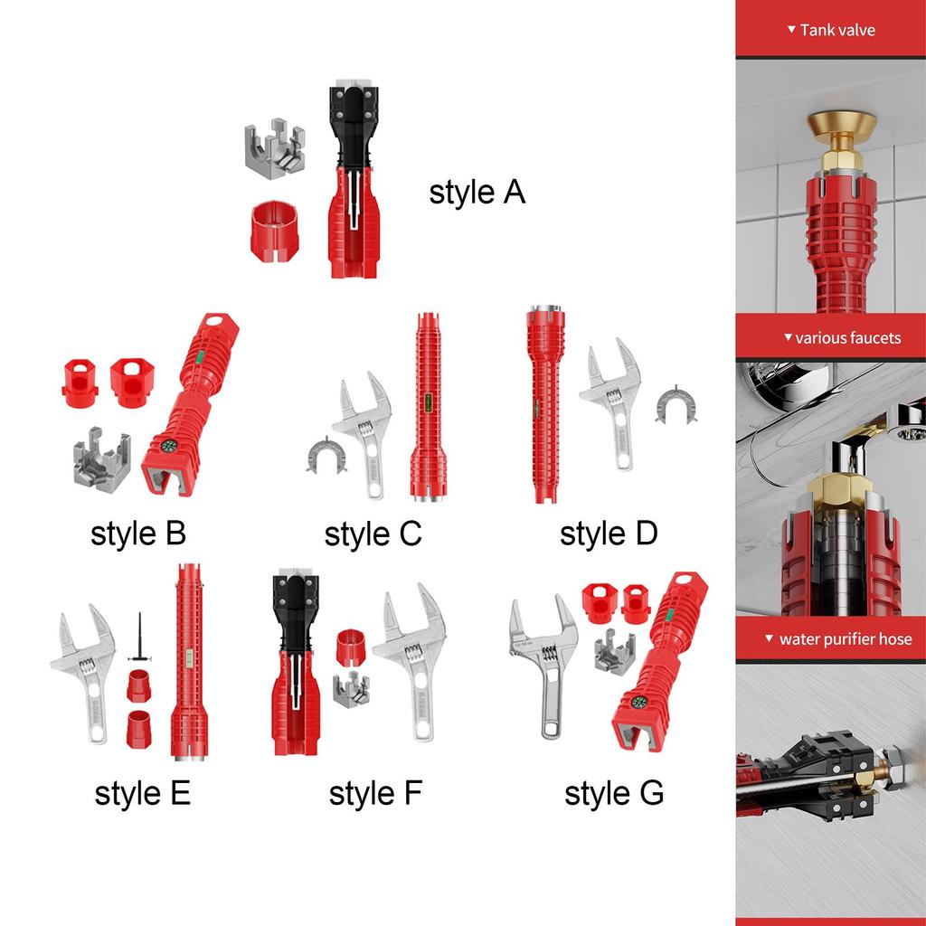 Sink Wrench Change Plumbing Faucet Tool for Shut Off Valves