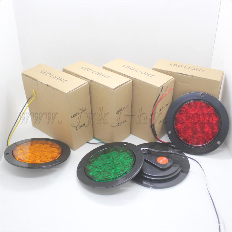 LED Vehicle Tail Lights for Cars, Trucks, Trailers, and Cranes - 12V/24V