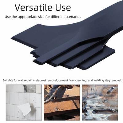 Stainless Steel Heavy-Duty Scraper Multi Use Alloy Construction Reciprocating Saw Blade Set 10/30/50/100mm Wall Cleaning Tool