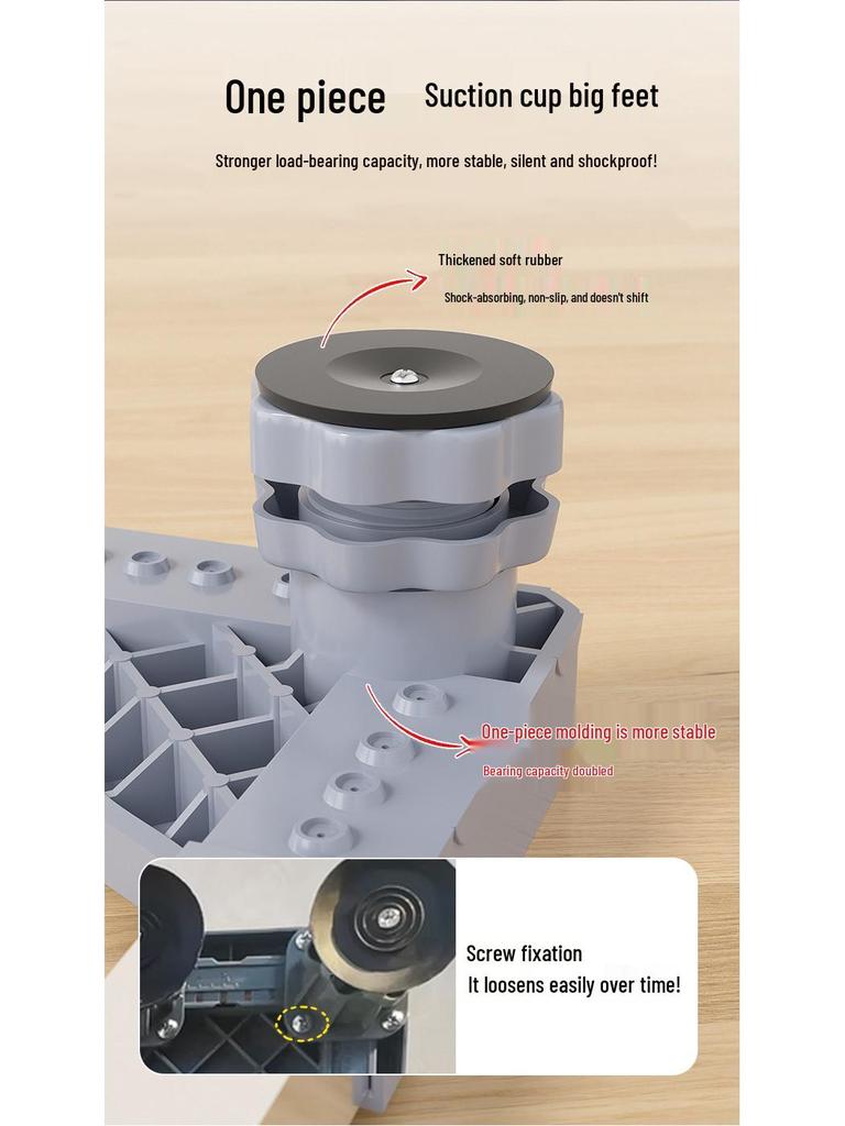 Universal Heavy-Duty Washing Machine Base Stand - Moisture & Shockproof, Adjustable for Top & Front Load Models
