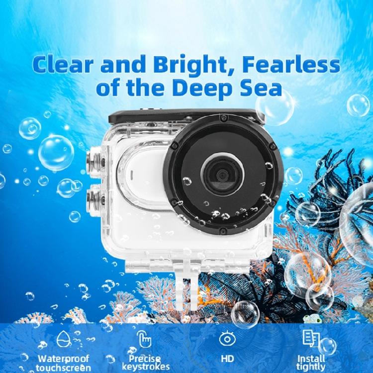 Underwater Housing Case For 360 GO3/3S Cameras Easy Touch Control Optional 30 Meter Dive Capacity