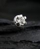 Sterlingworth Calyx-J1 White Topaz Sterling Silver Stud Earrings