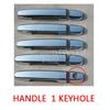 For Toyota Rav4 2006-2012 Chrome Door Handle Covers Trim for 5 Door Accessories Stickers Car Styling 2007 2008 2009 2010 2012