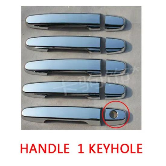 For Toyota Rav4 2006-2012 Chrome Door Handle Covers Trim for 5 Door Accessories Stickers Car Styling 2007 2008 2009 2010 2012