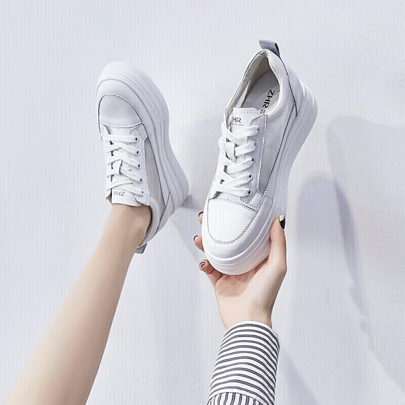 ZHR AH153 Women s Mesh Platform Sneakers 35