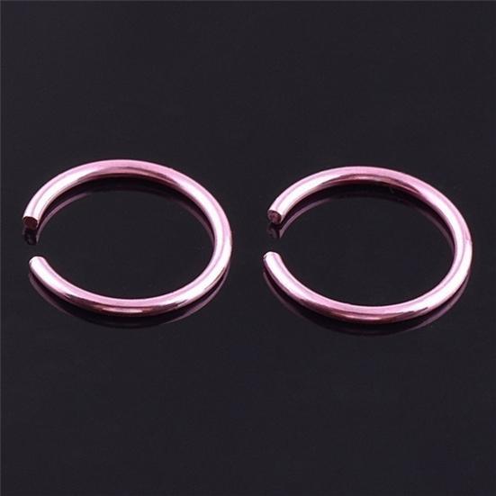 20 PCS Nose Rings Multi-Colors Durable Stainless Steel Anti-rust Nose Decoration for Women