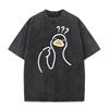 A Goose Full Of Doubts Graphic T-Shirt Summer O-Neck Short Sleeve Tee Retro Loose Casual Tops