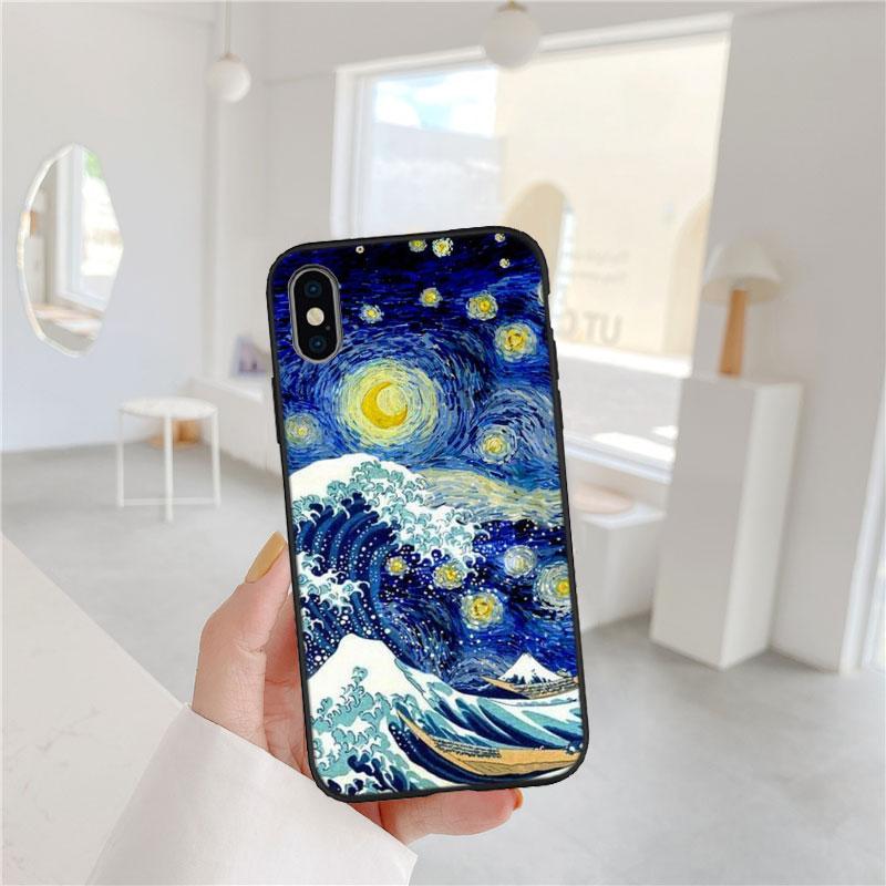 BF66 Great Wave Off Kanagawa Soft Shell Phone Case for Xiaomi Poco C40 C50 C51 C55 C65 C71 C75 F3 F5 F6 F7 M2 M3 Pro Ultra