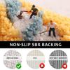 Inyahome Leaves Bathroom Rugs Non-Slip Soft Microfiber Bath Mat Extra Soft Water Absorbent Machine Washable Shower Floor Rug