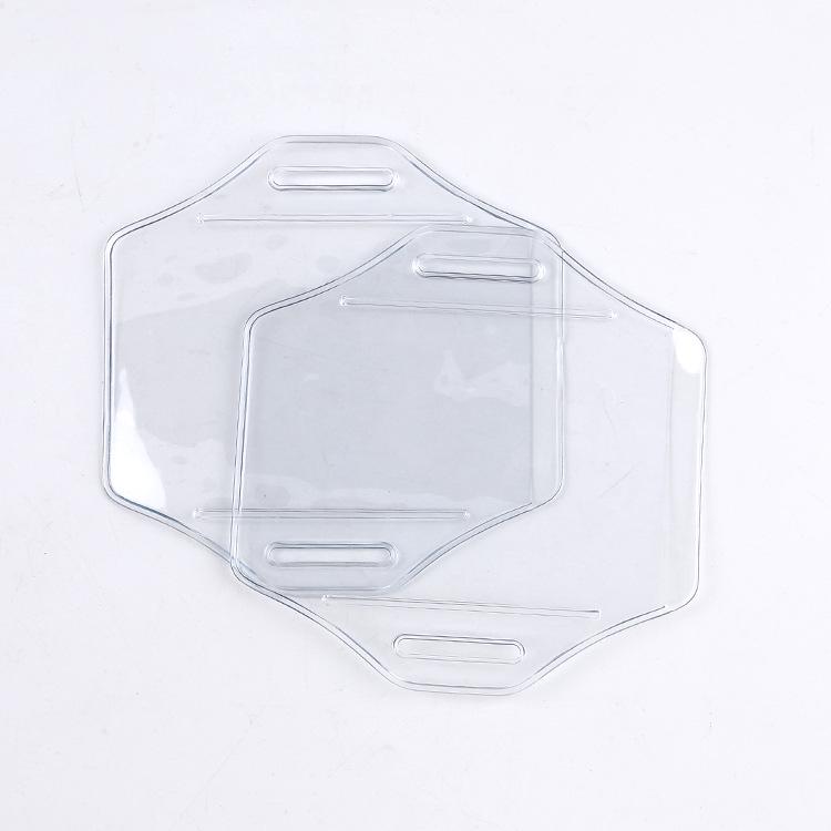 Adjustable PVC Transparent Armband Card Holder
