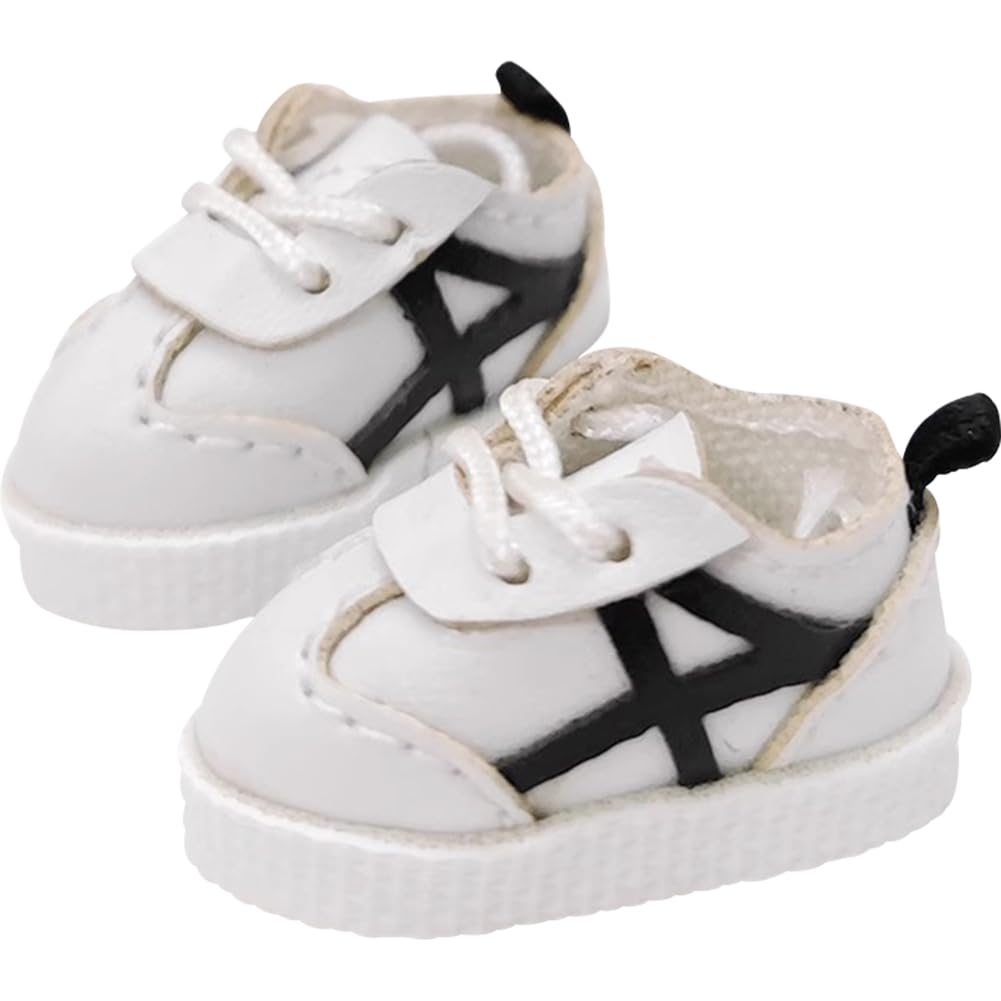

[YUYAKESHI] Shoes for 11cm Body, OB11 Size, Obitsu 11 Sneakers, Obitsu Doll OB11 Shoes, Sports Shoes, Body 9, Casual Shoes, GSC (Black)