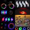 Lebendige Fahrradspeichenlichter für Mountainbikes Buntes ABS-Material mit Dauerlicht- und Blinkmodi