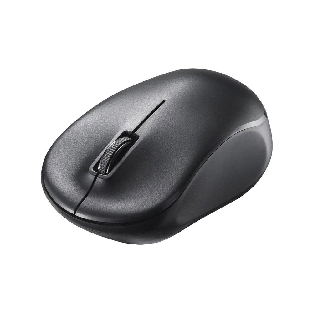 Buffalo Wireless IR Optical 3-Button Long-Lasting Mouse, Black, BSMRW118BK