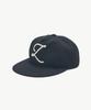 Jelolaunji [5 Panels] Vintage Logo Ball Cap Black