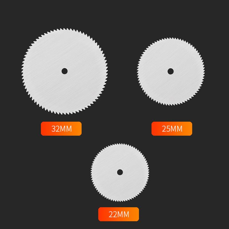 11Pcs Kit Mini Circular Saw Blade Electric Grinding Cut Cutoff Mandrel Set