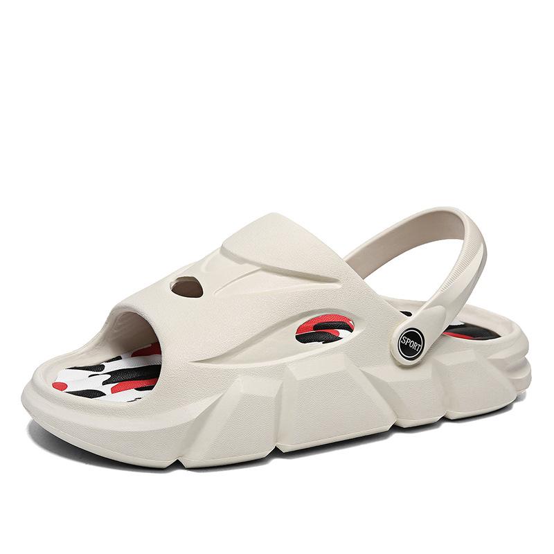 

Summer EVA high elastic lightweight slippers foreign trade large size fashion thick bottom one-word drag outdoor soft bottom two wear cool slippers 45