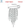 Chic Women’s Pearl Chain Tassel Brooch: Clothing Decor Accessories; Ideal for Pants Adjust, Bag Pendant Gifts.